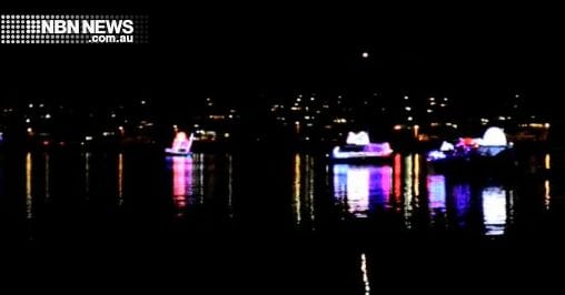 Nbn News Float Your Boat Lights Up Lake Mac
